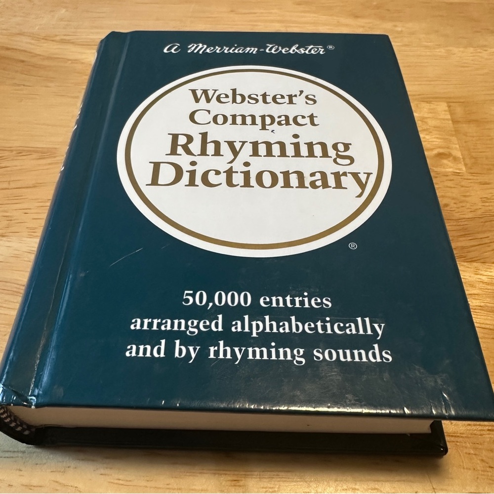 A Merriam-Webster Webster’s Compact Rhyming Dictionary